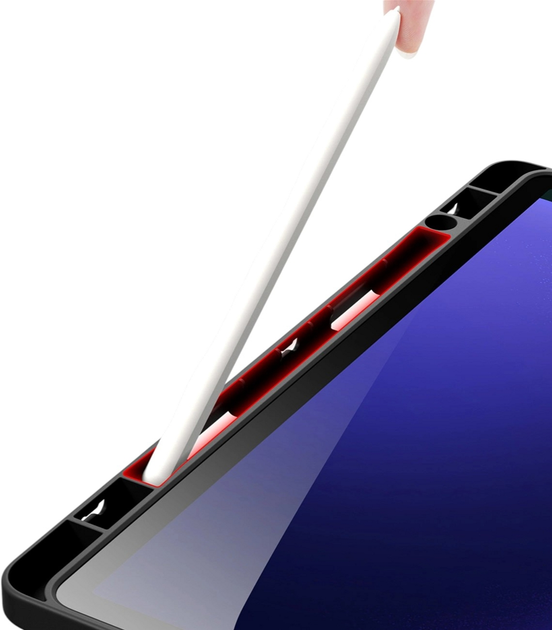 Обкладинка DUX Ducis Magi з тримачем для стилуса для Samsung Galaxy Tab S10 FE/S9/S9 FE Black (6934913004791) - зображення 6