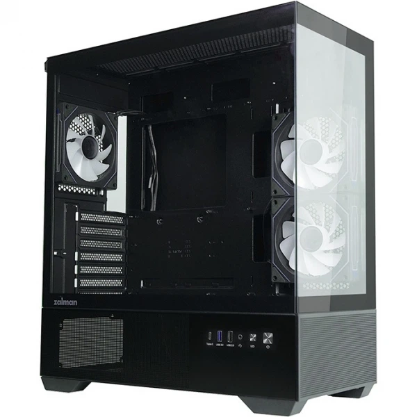 Корпус Zalman Chronix, Black, Mid Tower, без бп, для atx / Micro