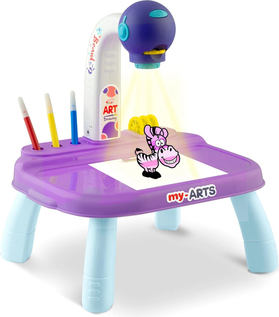 Проектор для навчання малювання Ricokids 73700 Фіолетовий (5903890613228) - зображення 4
