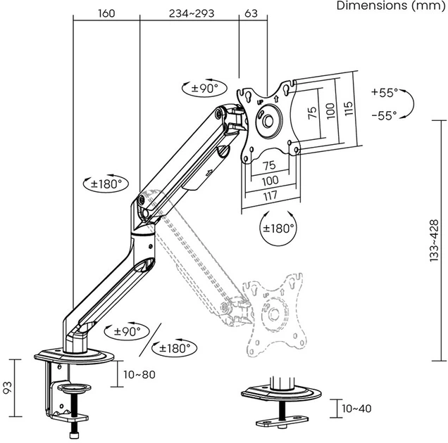 Настольный HiSmart HS082444 - Фото 3 Настольный HiSmart HS082444 - изображение 3