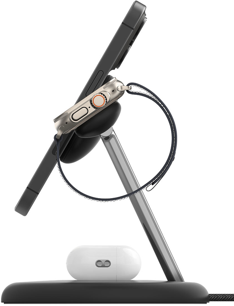 Ładowarka Belkin BoostCharge Pro MagSafe 3-in-1 Black (WIZ023VFBK) - obraz 4