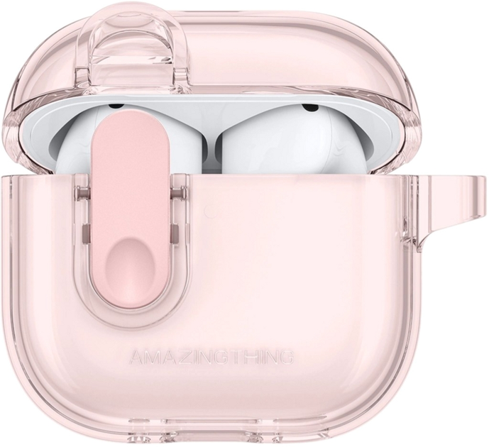 Etui AMAZINGthing Minimal Case do AirPods 4 Pink (4896238001683) - obraz 4