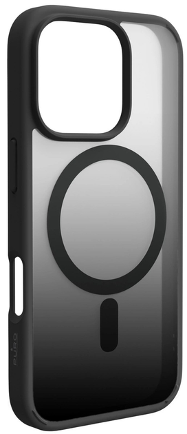 Etui Puro Gradient MagSafe do Apple iPhone 16 Pro Max Black (8018417485329) - obraz 1