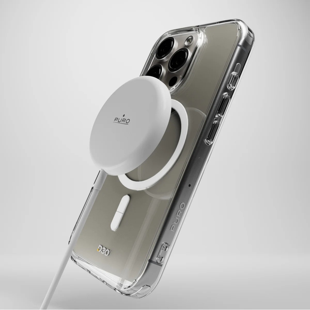 Панель Puro Impact Clear D3O MagSafe для Apple iPhone 16 Pro Transparent (8018417485077) - зображення 6
