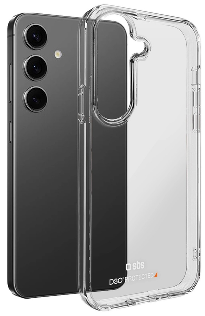 Etui SBS D3O do Samsung Galaxy S24 Transparent (8018417468001) - obraz 1