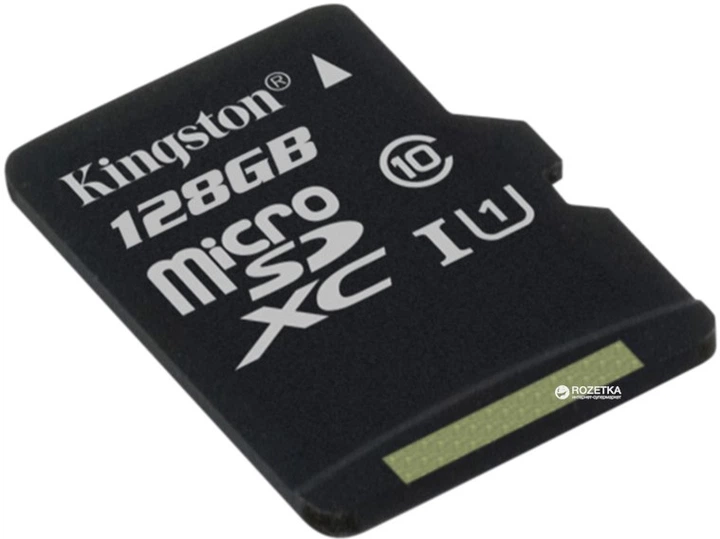 Карта памяти Kingston microSDXC 128GB Canvas Select Class 10 UHS-I U1 (SDCS/128GBSP) - изображение 2