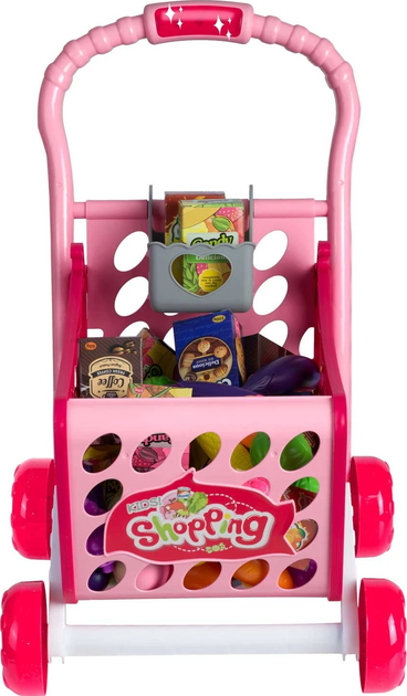 Wózek na zakupy Ricokids 773400 Różowy (5903890613198) - obraz 3