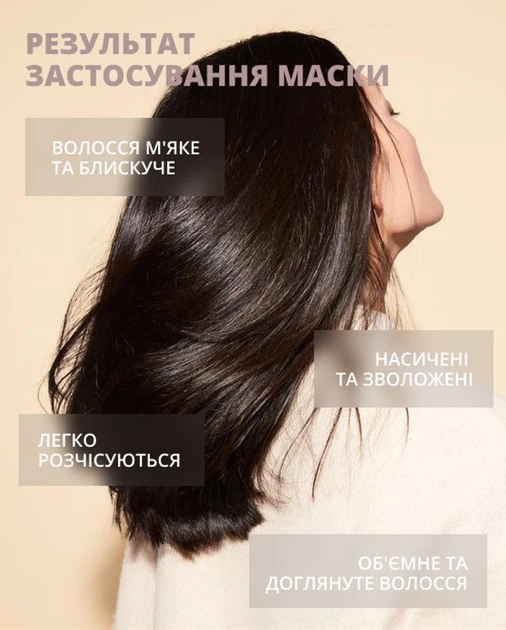 Маска для блеска волос с натуральными маслами для питания, гладкости и сияния волос Reclaire 200 мл - изображение 4