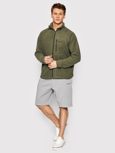 Bluza męska nierozpinana streetwear polarowa Columbia M Fast Trek II FZ Flc 1420421397 S Zielona (193855363793) - obraz 3