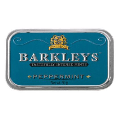 М'ятні льодяники Barkleys Mints Peppermint Breath з перцевою м'ятою 50 г - Фото 1 М'ятні льодяники Barkleys Mints Peppermint Breath з перцевою м'ятою 50 г - зображення 1