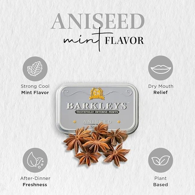 М'ятні льодяники Barkleys Mints Anised з насінням анісу 50 г - зображення 4