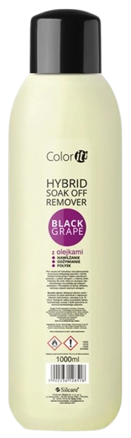 Рідина для зняття лаку Silcare Color It Black Grape з оліями для зняття гель-лаків 1000 мл (5902232128512) - зображення 1