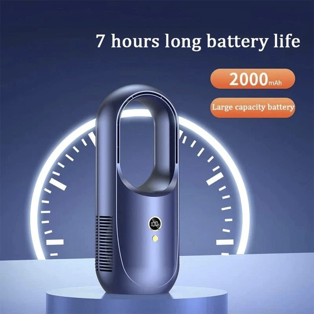 Вентилятор MiJia безлопастной 2000 мАч Синий (1012-419-00) - изображение 3