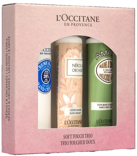 Набір кремів для рук L'Occitane en Provence Soft Hands 3 шт x 30 мл (3253581760949) - зображення 1