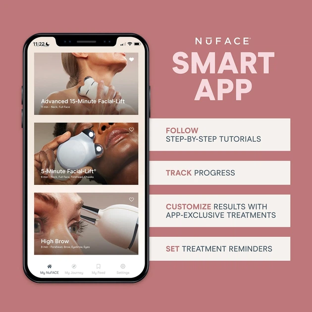 Набір для мікрострумової терапії NuFace Mini+ Starter Kit - Sandy