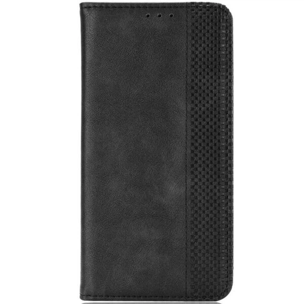 Чохол-книжка Deexe Retro Style для Realme C71 - Black - зображення 4