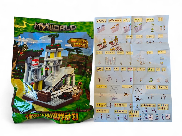 Конструктор Minecraft 9108 Строительство шахты 474 деталей Майнкрафт MineWorld My World - Фото 5 Конструктор Minecraft 9108 Строительство шахты 474 деталей Майнкрафт MineWorld My World - изображение 5