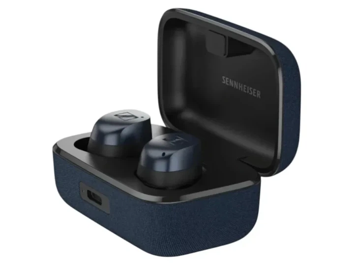 Навушники Sennheiser Momentum True Wireless 4 Denim (700449) - Фото 2 Навушники Sennheiser Momentum True Wireless 4 Denim (700449) - зображення 2