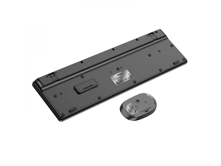 Клавіатура з мишею Hoco GM17 Wireless business keyboard and mouse set Black - Фото 2 Клавіатура з мишею Hoco GM17 Wireless business keyboard and mouse set Black - изображение 2