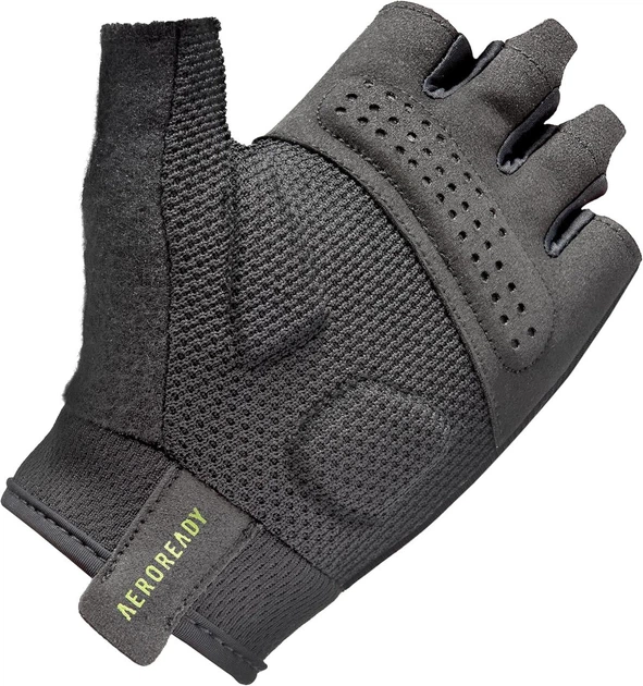Перчатки для фитнеса Adidas Essential Training Gloves р. M (ADGB-15002GN) Black/Green - изображение 4