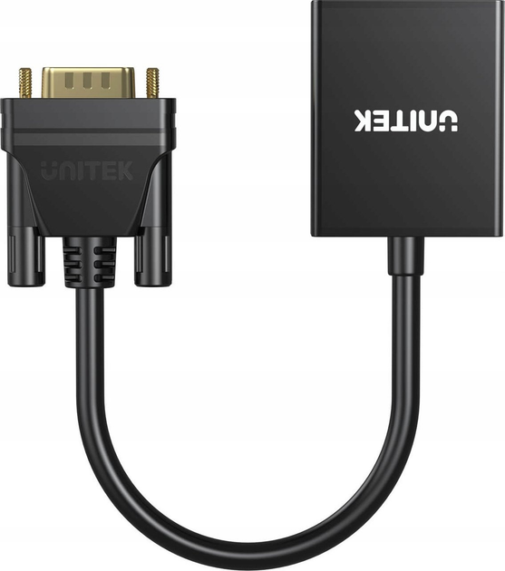 Адаптер Unitek VGA to HDMI Adapter (V1112ABK01) - зображення 4