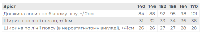 Лосини підліткові (з розрізами) Носи своє 140 Чорний (p-17502-205347) - зображення 5