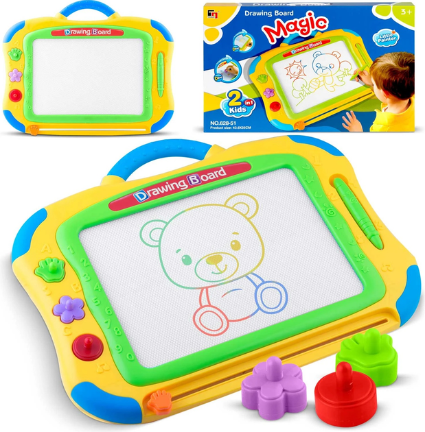 Таблиця для малювання Ricokids Жовта (5903890613037) - зображення 2