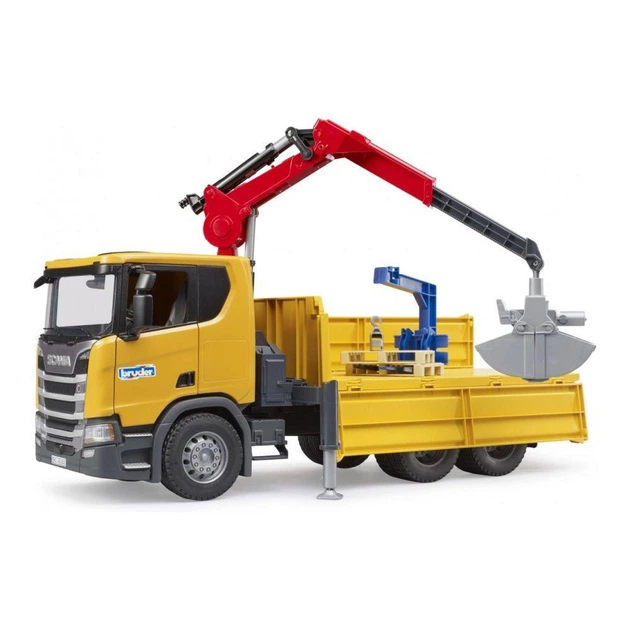 Автомодель Bruder Самоскид Scania Super 560R з краном-маніпулятором та аксесуарами 1:16 (03551) - зображення 4