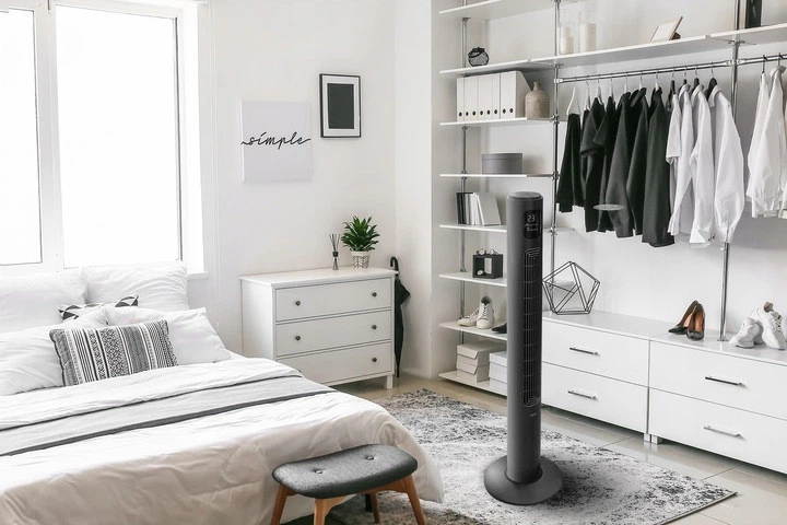 Баштовый напольный вентилятор с ионизацией EBERG LYNGO черный - изображение 7