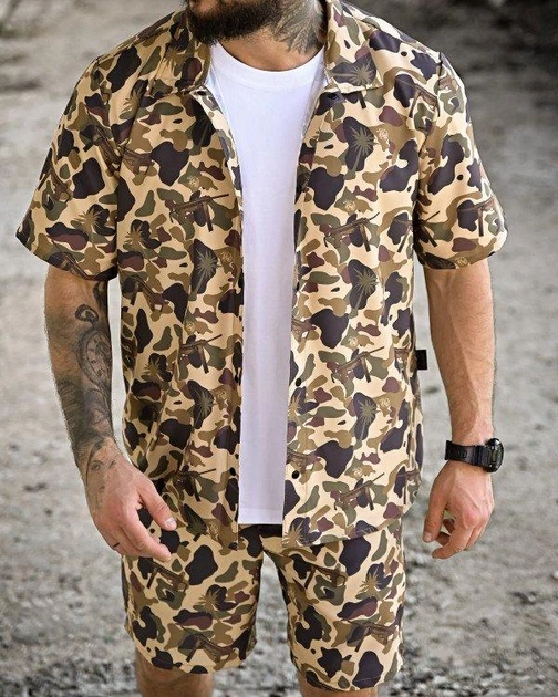 Летний мужской костюм футболка+шорты 2XL/3XL мультикам (92986) - изображение 3