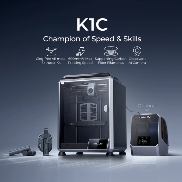 3D принтер Creality K1C - Фото 4 3D принтер Creality K1C - изображение 4