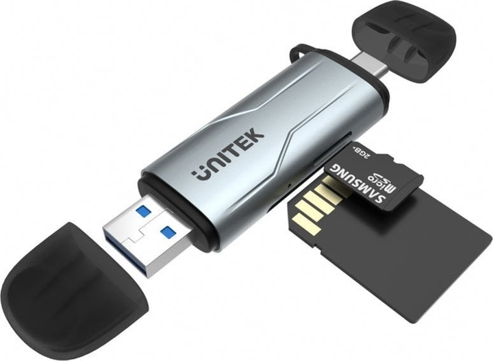 Czytnik kart Unitek 2-in-1 SD 3.0 Card Reader (R1010A) - obraz 2