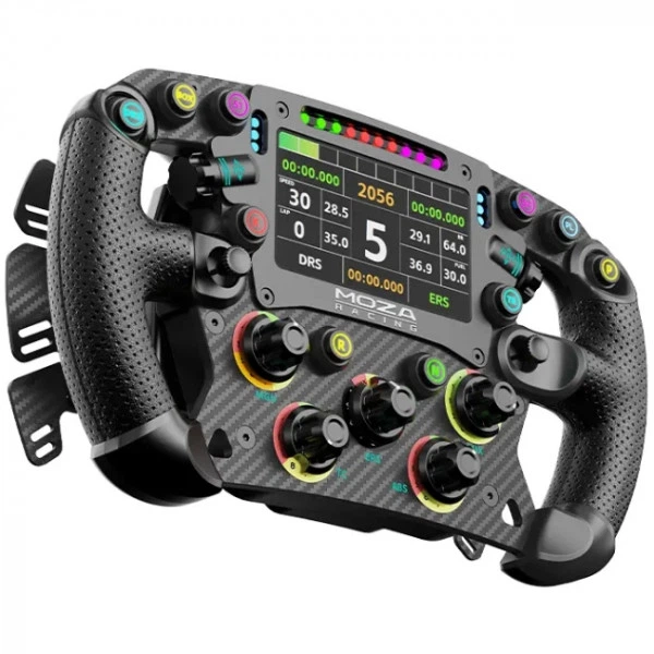 Ігрове кермо MOZA Racing FSR V2 Formula for PC 28 см, сенсорний екран 4,3", 10 кнопок, RGB (RS068_Moza) - зображення 2