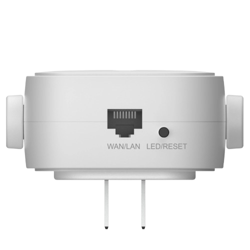 Репитер Wi-Fi с 2 антеннами Ruijie Reyee RG-EW300R, Wi-Fi 4, 300 Mbps, 2.4GHz, 1xEthernet 100 Мбит/с, White - изображение 4