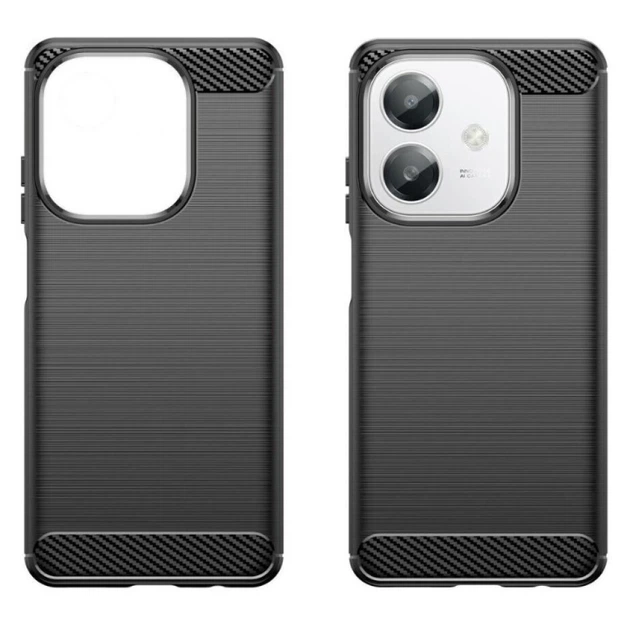 Чехол - накладка Carbon для Opoo A3x 5G black - изображение 2