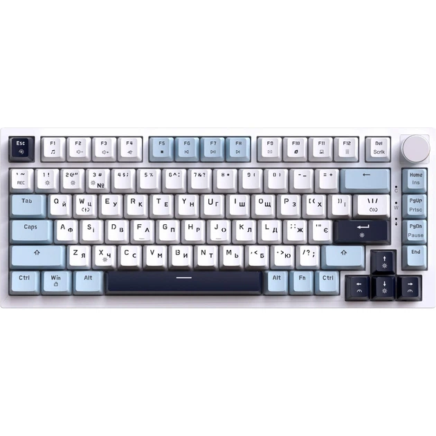 Клавіатура GamePro Genesis Warden MK160BL White - Фото 1 Клавіатура GamePro Genesis Warden MK160BL White - изображение 1