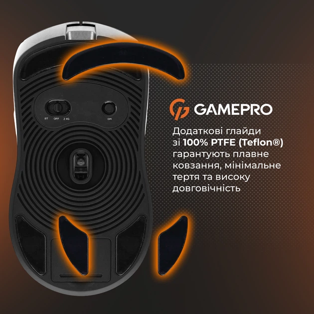 Миша бездротова GamePro Genesis Ranker White (GM012W) - зображення 9