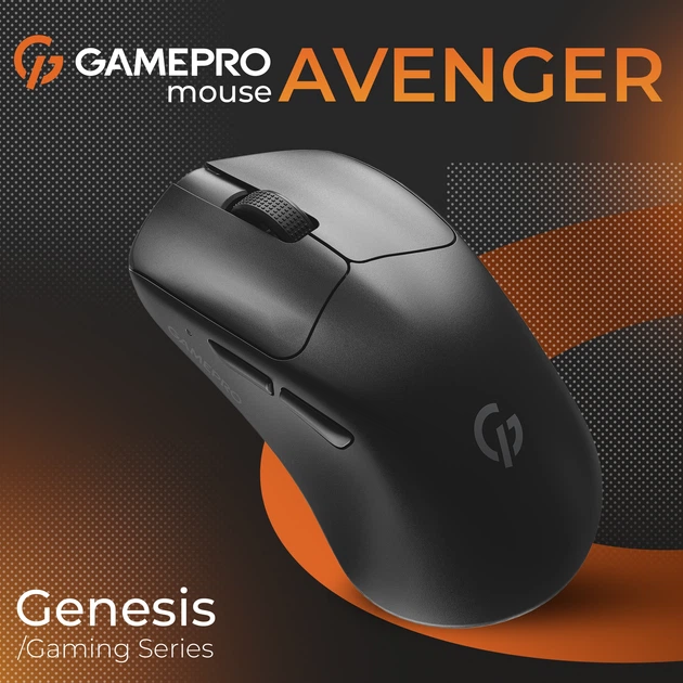 Мышь беспроводная GamePro Genesis Avenger Black (GM096B) - изображение 5