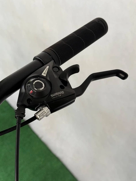Гірський велосипед Crossbike Storm 27.5”, стальна рама 17”, 21 швидкість, дискові гальма чорно-синій - Фото 6 Гірський велосипед Crossbike Storm 27.5”, стальна рама 17”, 21 швидкість, дискові гальма чорно-синій - зображення 6