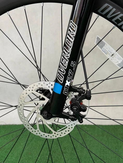 Гірський велосипед Crossbike Storm 27.5”, стальна рама 17”, 21 швидкість, дискові гальма чорно-синій - Фото 8 Гірський велосипед Crossbike Storm 27.5”, стальна рама 17”, 21 швидкість, дискові гальма чорно-синій - зображення 8
