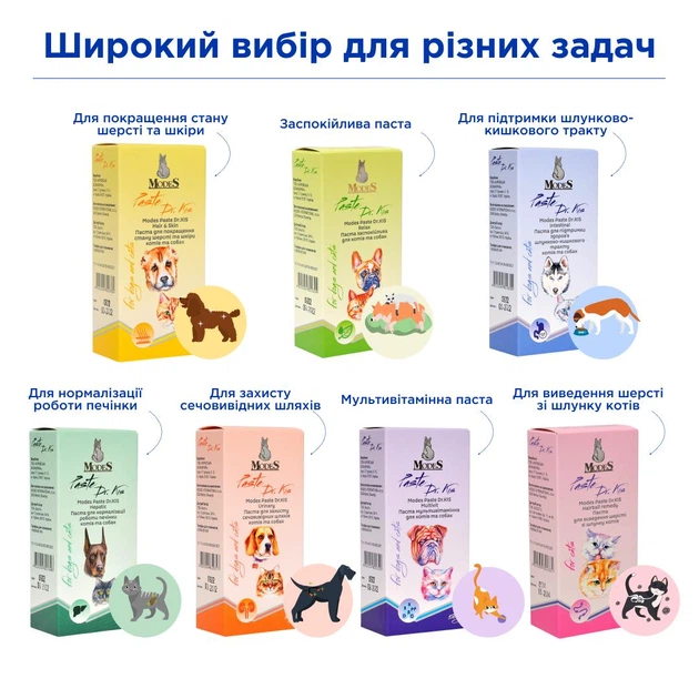 Паста Др. КІС Урінарі (Paste Dr.KIS Urinary) для захисту сечовивідних шляхів котів та собак 50 г, MODES - Фото 6 Паста Др. КІС Урінарі (Paste Dr.KIS Urinary) для захисту сечовивідних шляхів котів та собак 50 г, MODES - изображение 6