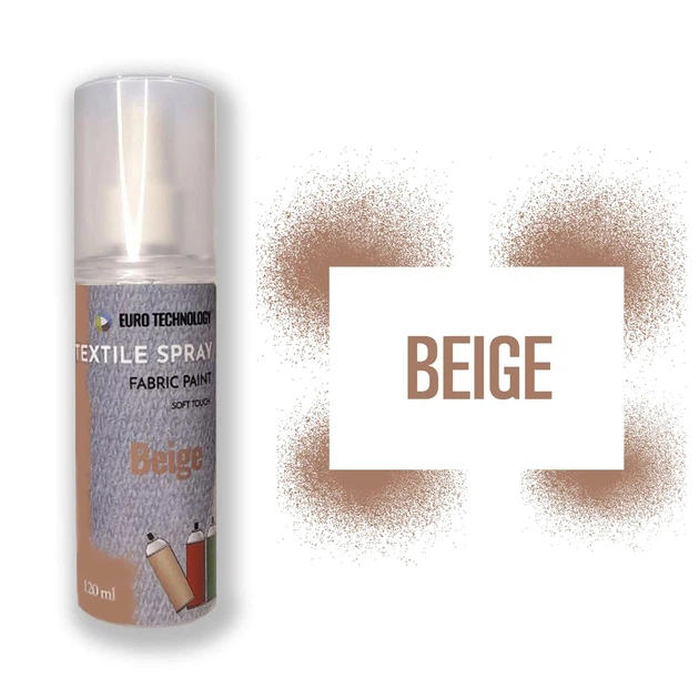 Спрей краска для ткани «Beige», 120 мл - Фото 2 Спрей краска для ткани «Beige», 120 мл - изображение 2