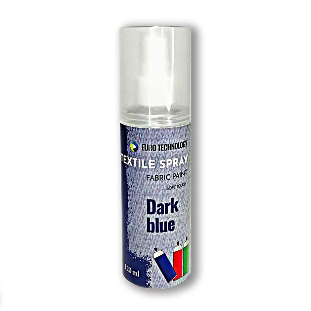 Спрей краска для ткани «Dark blue», 120 мл - Фото 1 Спрей краска для ткани «Dark blue», 120 мл - изображение 1