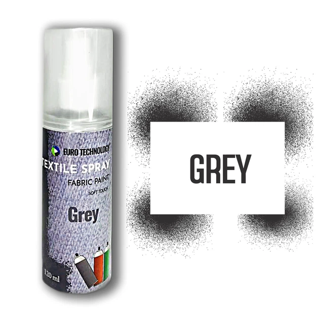 Спрей краска для ткани «Grey», 120 мл - Фото 2 Спрей краска для ткани «Grey», 120 мл - изображение 2