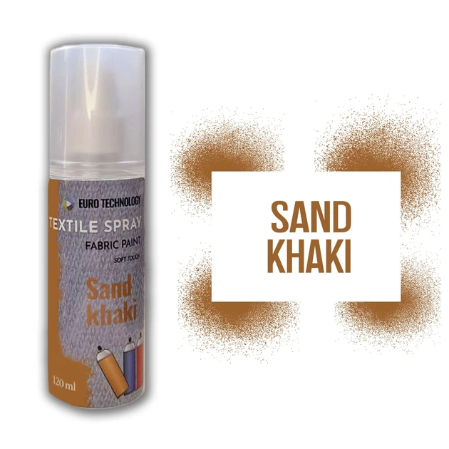 Спрей краска для ткани «Sand khaki», 120 мл - изображение 2