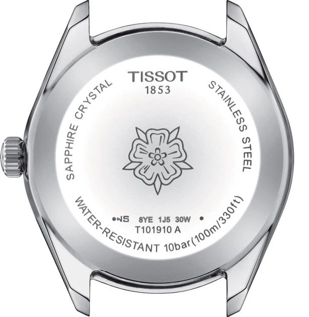 Жіночий годинник Tissot PR 100 Lady Sport Chic T101.910.11.351.00 36 мм - Фото 3 Жіночий годинник Tissot PR 100 Lady Sport Chic T101.910.11.351.00 36 мм - зображення 3