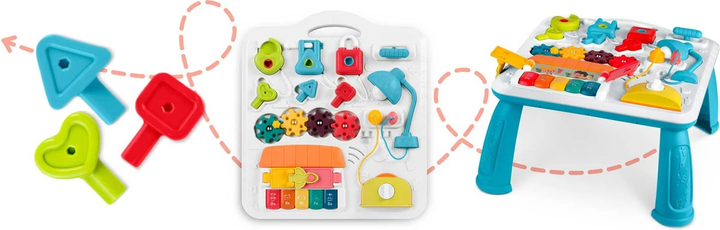 Stolik edukacyjny Ricokids z muzyką i dźwiękiem 782000 (5903890610296) - obraz 6