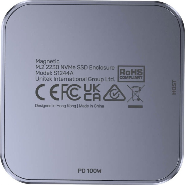 Zewnętrzna kieszeń Unitek Magnetic M.2 2230 NVMe SSD Enclosure (S1244AGY01) - obraz 6