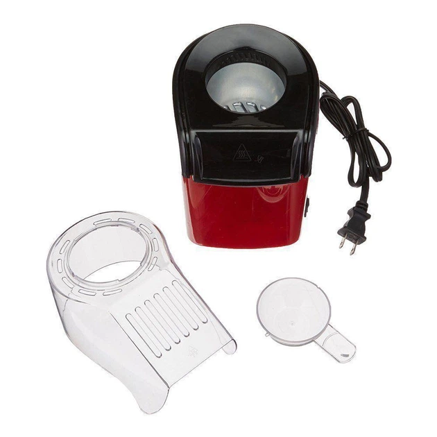 Попкорниця електрична Relia Popcorn Maker для дому 1200 Вт апарат для приготування попкорну без олії швидкий - зображення 3