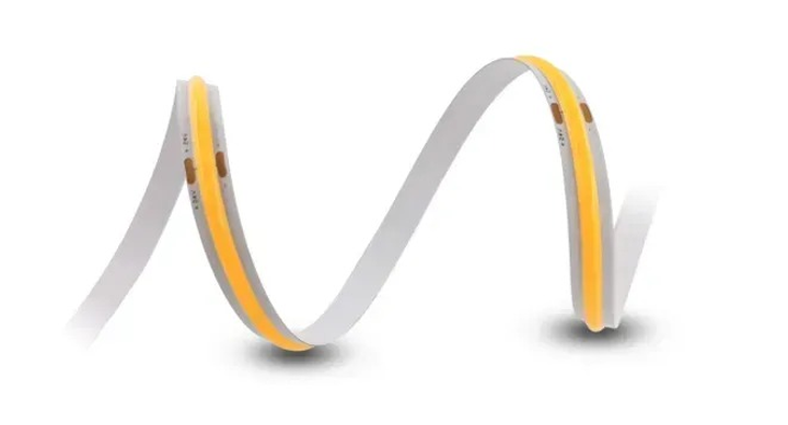 Світлодіодна стрічка MW Lighting Тип COB 5 Вт 320 кристалів/м² CRI >90 12 В 3000K IP20 50 м тепла біла (UQS-COB-5W-WW-12V-50M) - зображення 1